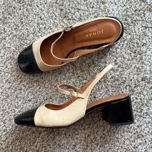 Jonak-Paris Mary Jane Slingback Heels